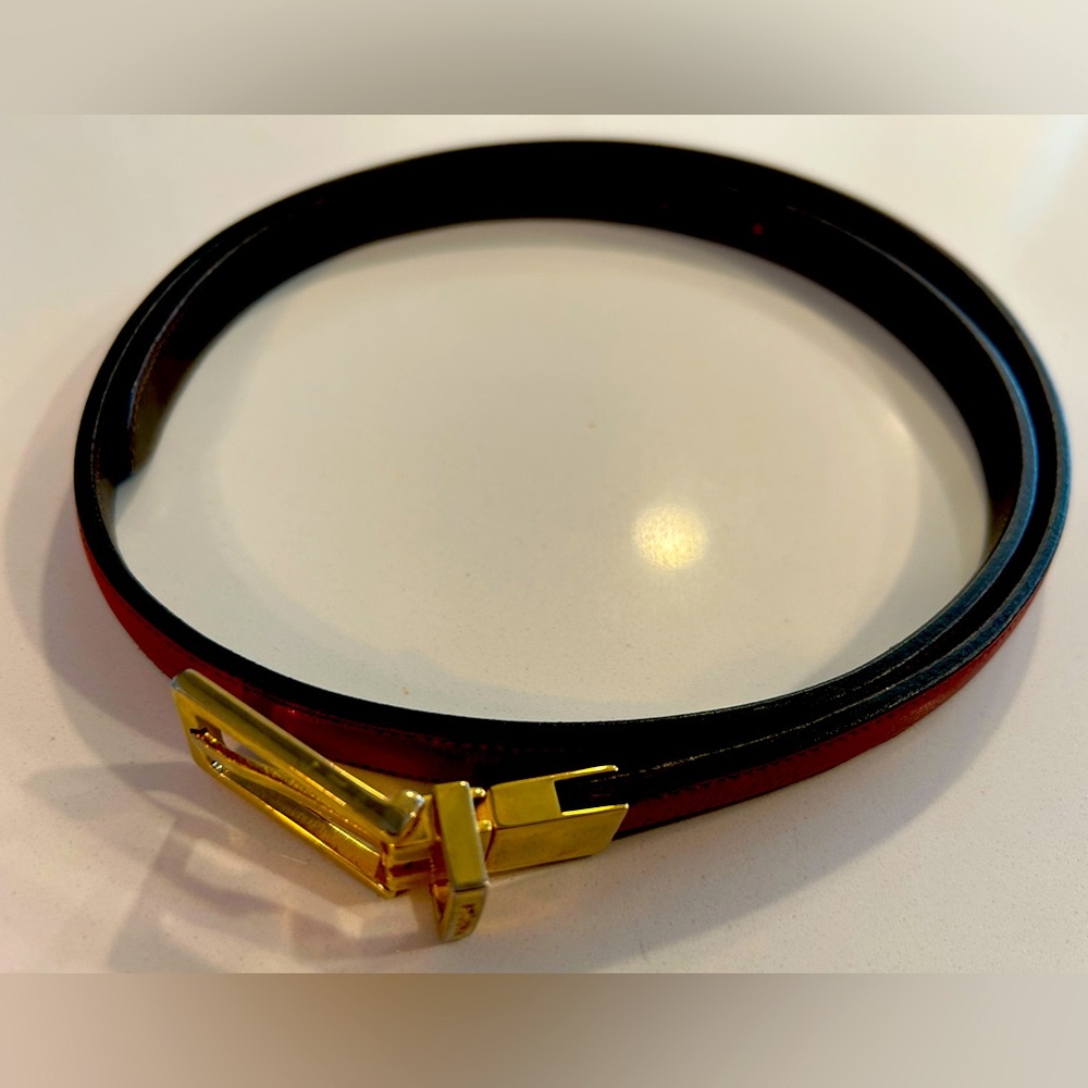 St. John leather belt